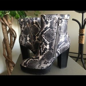 AllSaints Leather Platform Boot